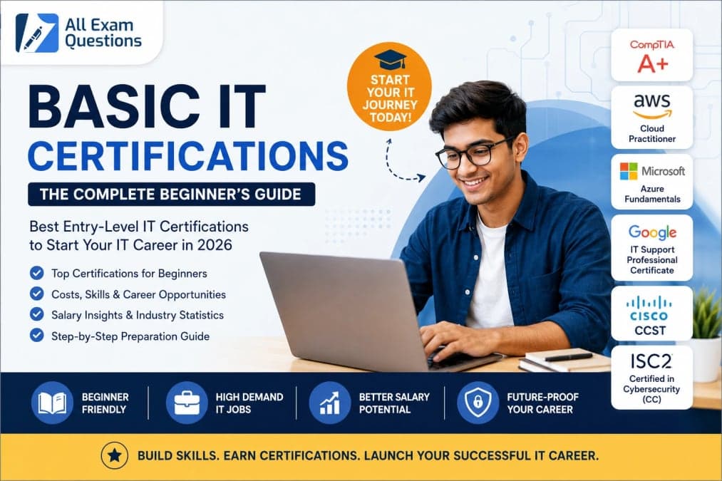 Basic IT Certifications: The Complete Beginner's Guide to Starting an IT Career in 2026
